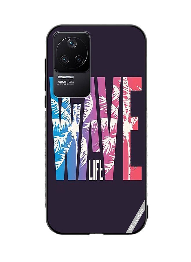 VR CREATIVE Protective Case Cover For Xiaomi Redmi K50 Pro Wave Design Multicolour  - Image 1