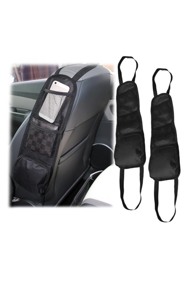 Car Seat Side Organizer – Multi-Pocket Hanging Storage Bag for Phones, Documents, Accessories & Essentials – Universal Fit for All Vehicles - Image 4