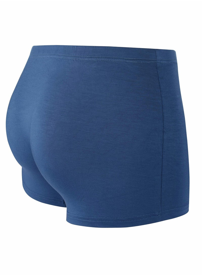 Y&D - Men's Boxer Briefs Secret Hidden Pocket, 2 Pcs Pickpocket Proof Travel Pocket Underwear, Panties (XL, Blue) - Image 1