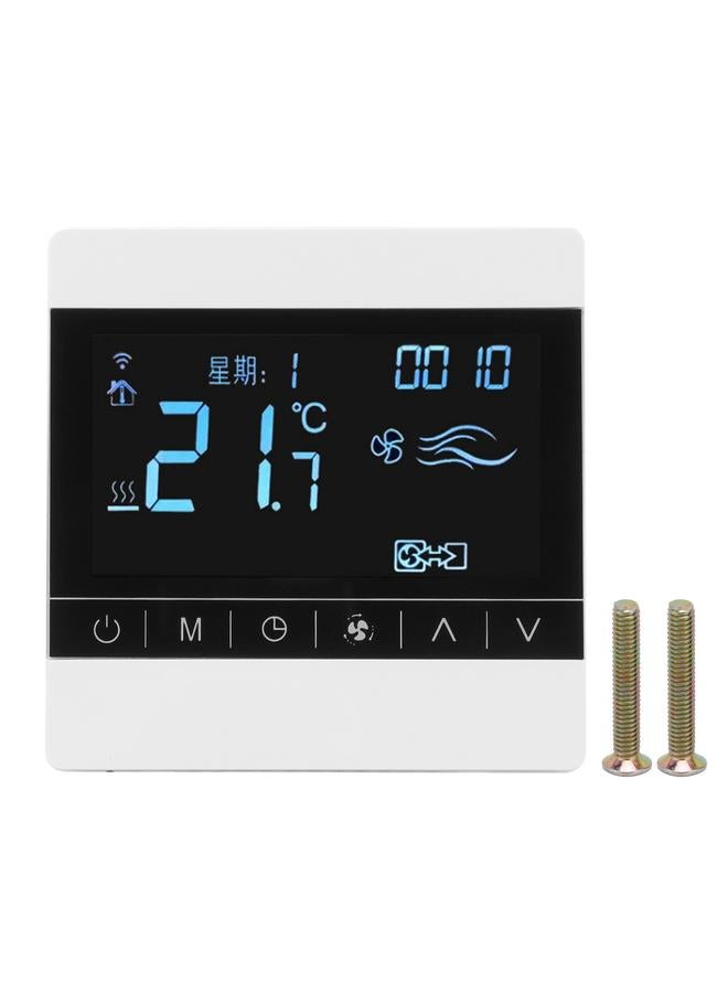 Loquat Thermostat LCD Fan Coil Air Conditioner Panel Switch Household Smart Temperature Controller AC 220V - Image 1
