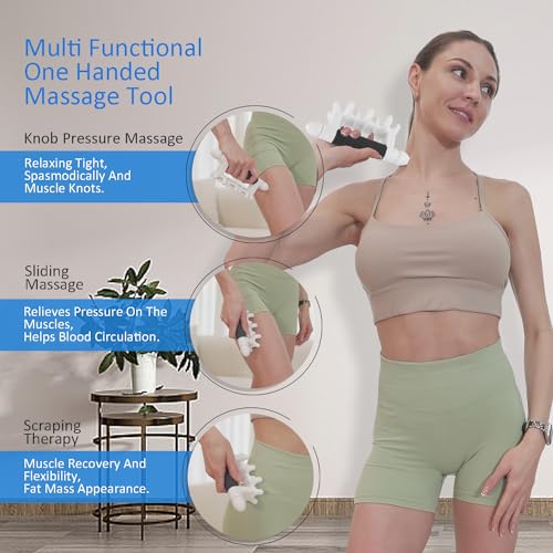 STRICT أداة تدليك الفاسيّا أداة تفريغ الفاسيّا أدوات لمكافحة السيلوليت تهدئة البشرة تصريف اللمف نقاط الزناد الأنسجة العميقة الرقبة، الكتف، أسفل الظهر، العضلات القطنية، الفخذين، المؤخرة والجسم بالكامل (أسود) - Image 2