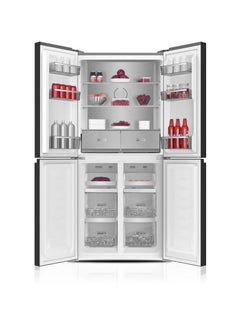 White Whale No Frost Refrigerator, Inverter Motor, 450 Liters, Black - WR-G8399AB  - Image 2