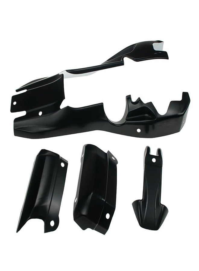 FLMLF غطاء هيكل سيارة التحكم عن بعد FLMLF، مناسب لسيارات HPI Rofun BAHA Kingmotor Rovan Baja 5B بمقياس 1/5 (أسود) - Image 4