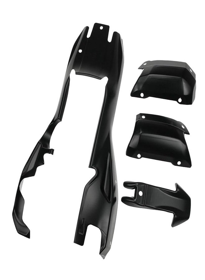 FLMLF غطاء هيكل سيارة التحكم عن بعد FLMLF، مناسب لسيارات HPI Rofun BAHA Kingmotor Rovan Baja 5B بمقياس 1/5 (أسود) - Image 3