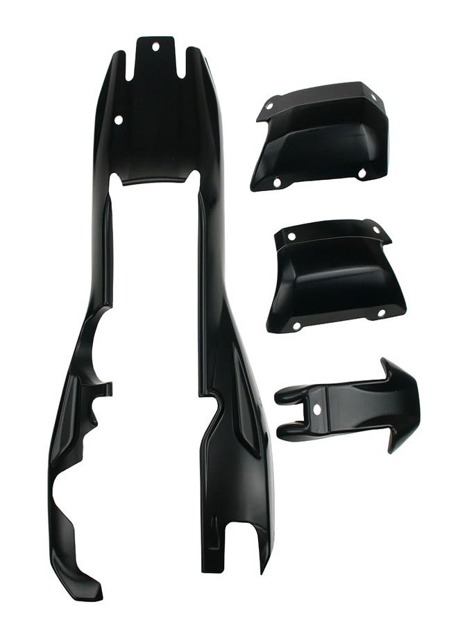 FLMLF غطاء هيكل سيارة التحكم عن بعد FLMLF، مناسب لسيارات HPI Rofun BAHA Kingmotor Rovan Baja 5B بمقياس 1/5 (أسود) - Image 2