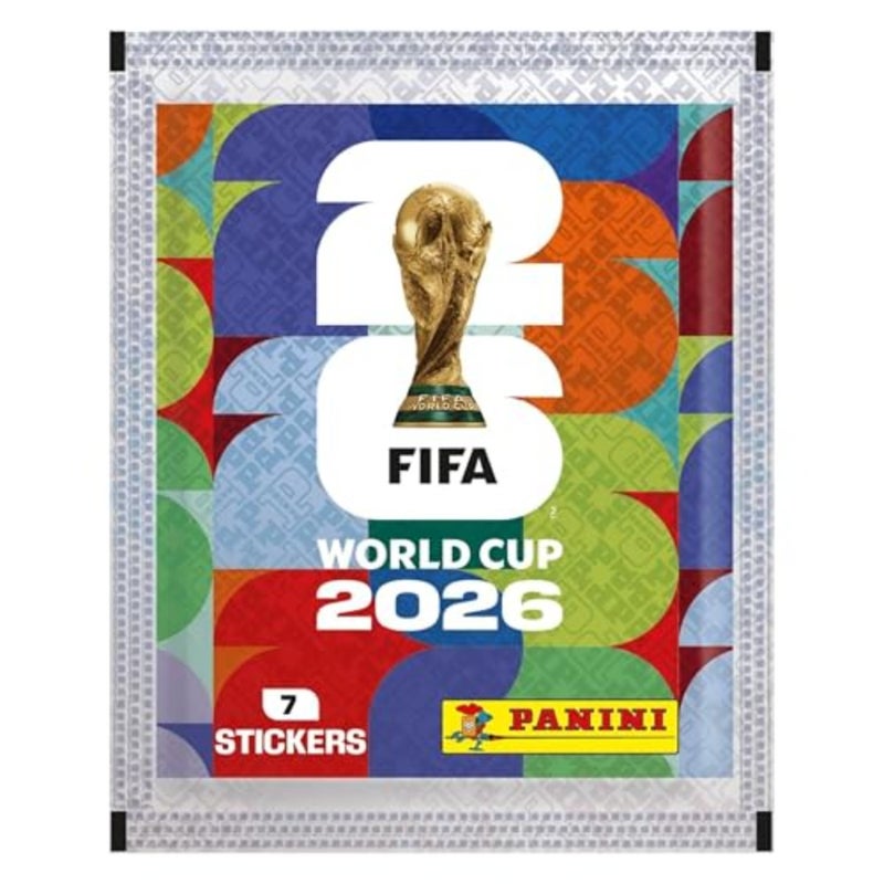 مجموعة ملصقات كأس العالم لكرة القدم 2026 مكونة من 50 عبوة معززة، متعددة الألوان - Image 2