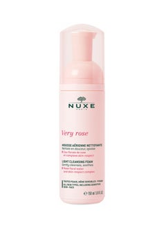 NUXE NUXE VERY ROSE Soft Cleansing Foam NEW 150ml Dispenser Bottle  - Image 1