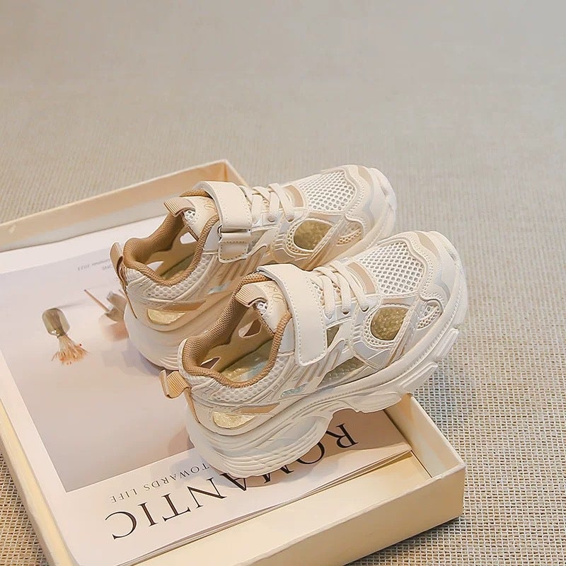 Children'S Sneaker 2025 Summer Hollow Breathable Mesh Girls' Sandals Casual Running Shoes For Middle And Big Boys - Image 4