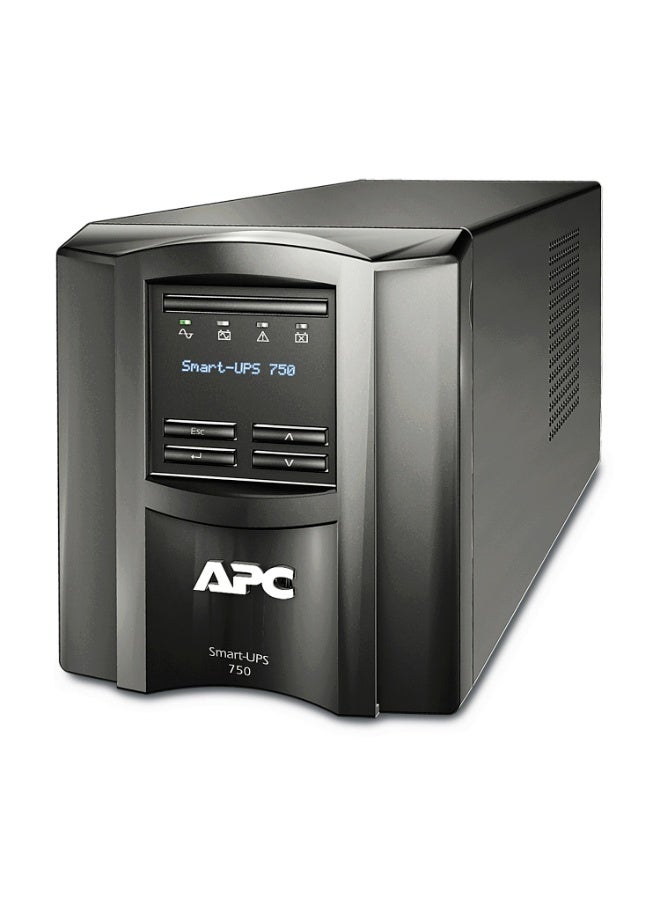 APC Smart-UPS 750VA / 500W (Renewed), Line Interactive Tower UPS, 230V, 6x IEC C13 Outlets, AVR & LCD Display – Reliable Power Backup - Image 1