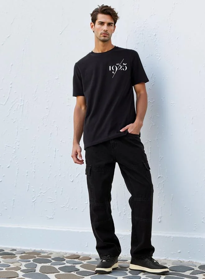 سبلاش فيڤ تيشيرت ذا جاد فادر برينت