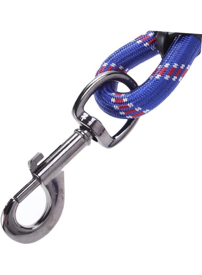 إيميلي بيتس حبل جر للكلاب، حبل جر مقاوم للتآكل للحيوانات الأليفة، حبل جر عالي القوة من النايلون للحيوانات الأليفة للمشي في الهواء الطلق (أزرق غامق) - Image 4