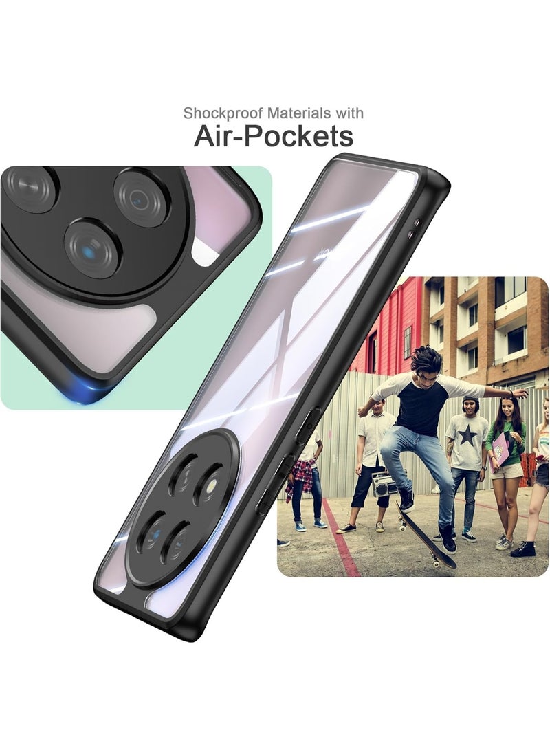 جراب حمايه شفاف مضاد للاصفرار ومقاوم للصدمات متوافق مع Honor X9C  (شفاف) - Image 5
