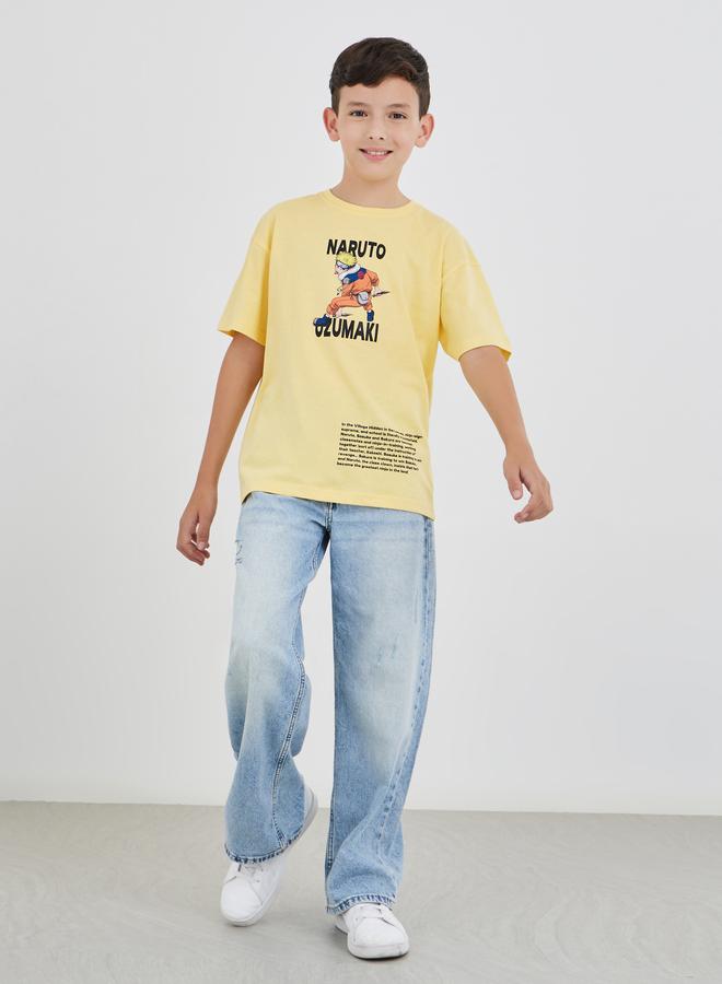 Styli Graphic Print Short Sleeve T-Shirt - Image 3