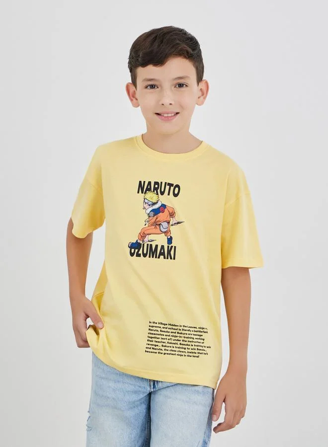 Styli Styli Graphic Print Short Sleeve T-Shirt
