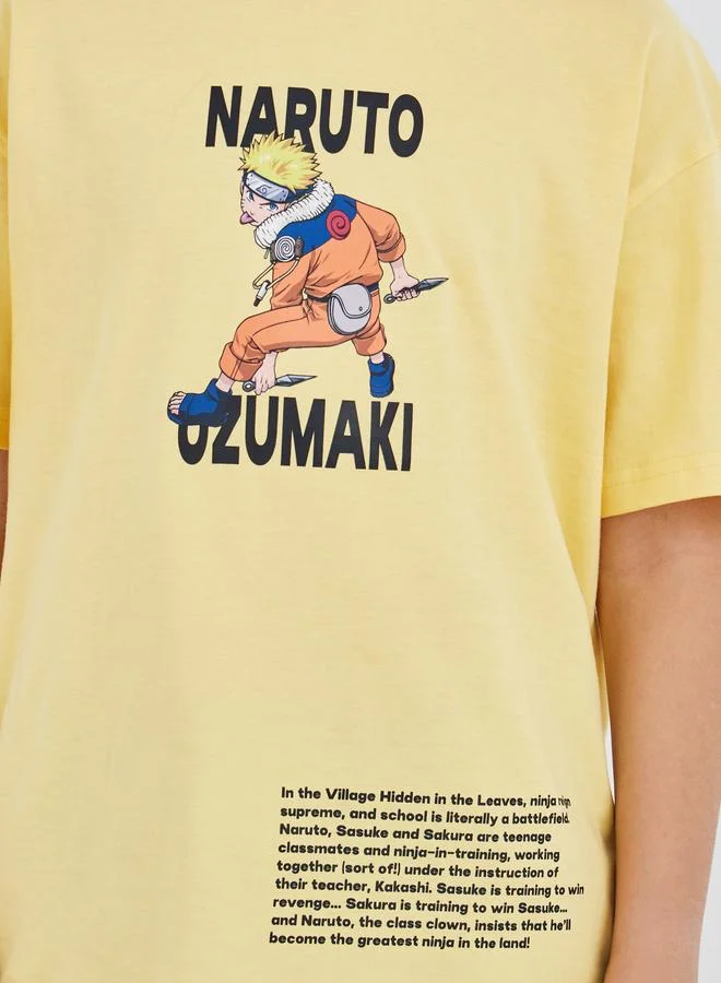 Styli Styli Graphic Print Short Sleeve T-Shirt