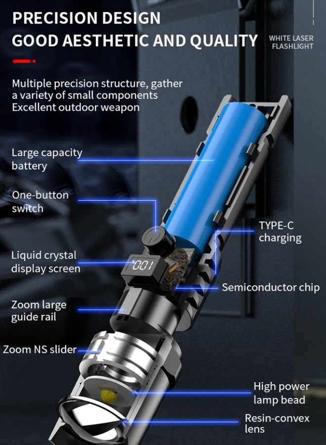 Flashlight,Rechargeable Flashlight,Handheld Flashlights,Rechargeable LED Flashlights High Lumens, Super Bright Flashlight Powerful Handheld Flashlight for Camping Emergencies Hiking - Image 2