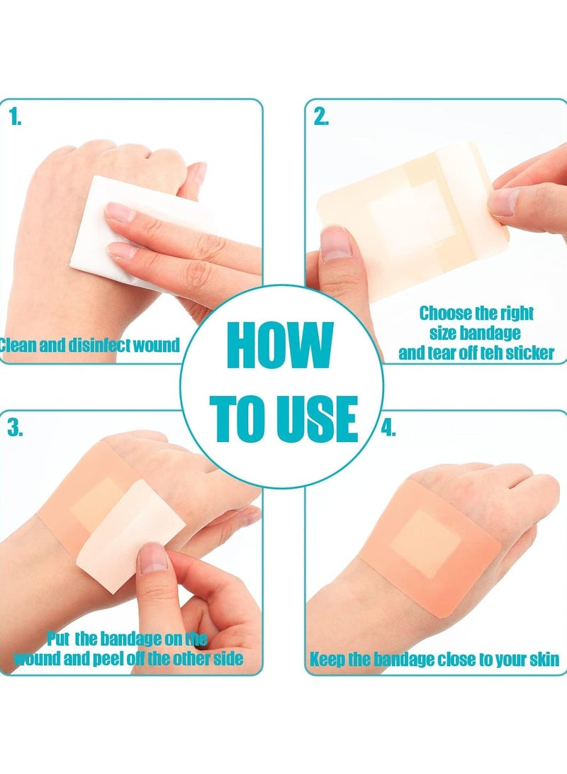 general 160 pieces of various bandages pack various sizes fingertip bandages waterproof bandages breathable adhesive bandages bulk first aid wound care scratch blisters - Image 5