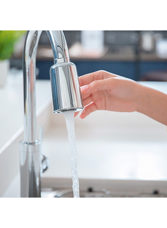 NIBEMINENT Motion Sensor Faucet Sprayer Head Silver/Black 13.3X5.7X10.3centimeter - Image 2