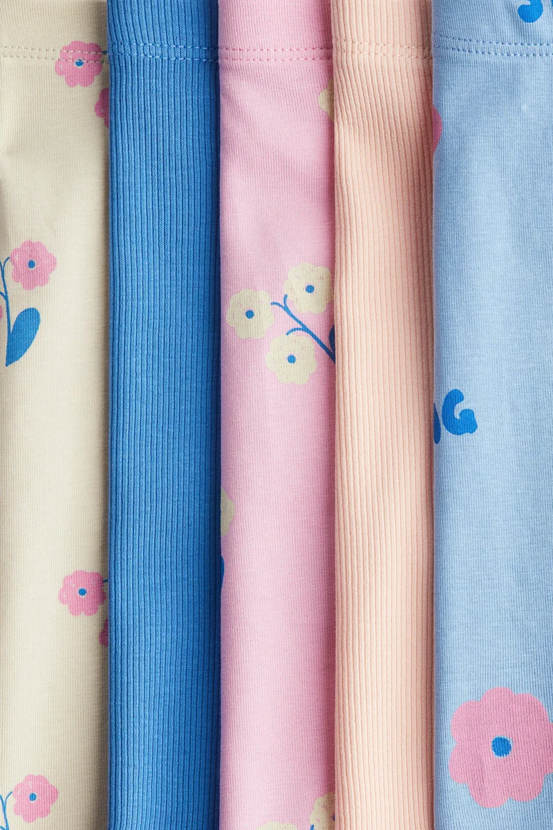 اتش اند ام شورت رياضي ضيق من القطن - عبوة من 5 قطع