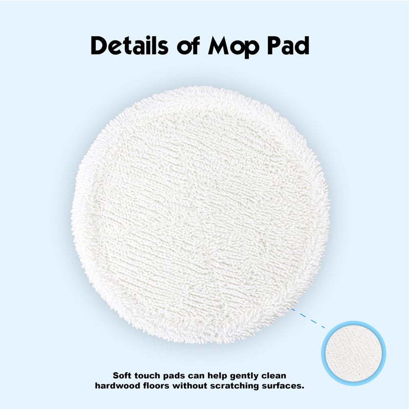 LTWHOME Replacement 8.6 Inch Soft Mop Pads Fit for Bissell Spinwave 2039 Series 2039A 2124 (Pack of 12) - Image 3