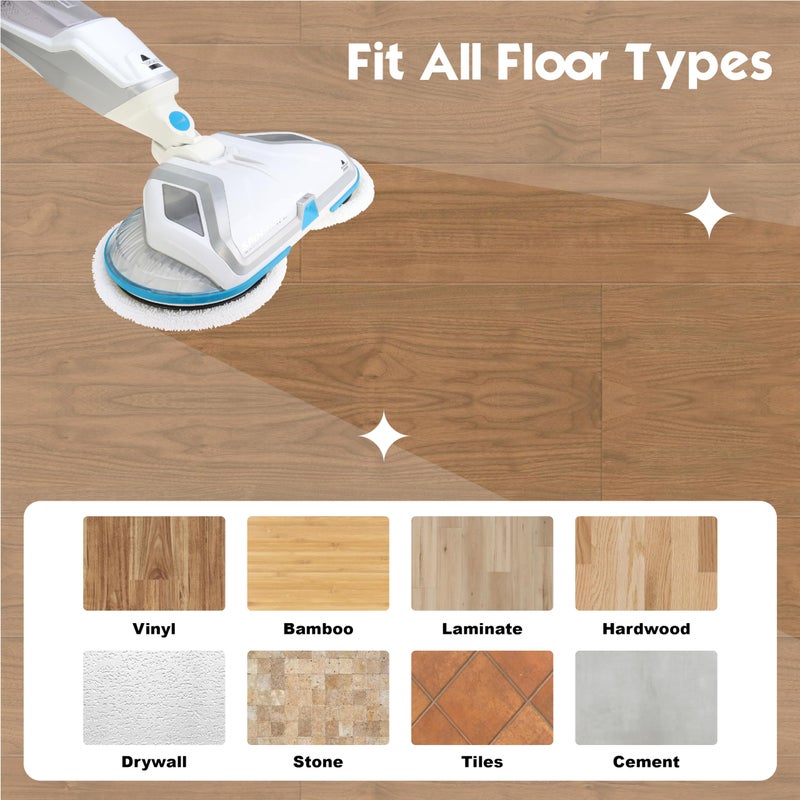 LTWHOME Replacement 8.6 Inch Soft Mop Pads Fit for Bissell Spinwave 2039 Series 2039A 2124 (Pack of 12) - Image 4