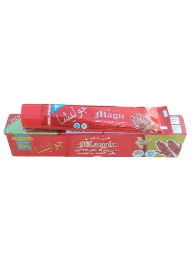 Henna Golicha Red Tube for Hand and Body Painting