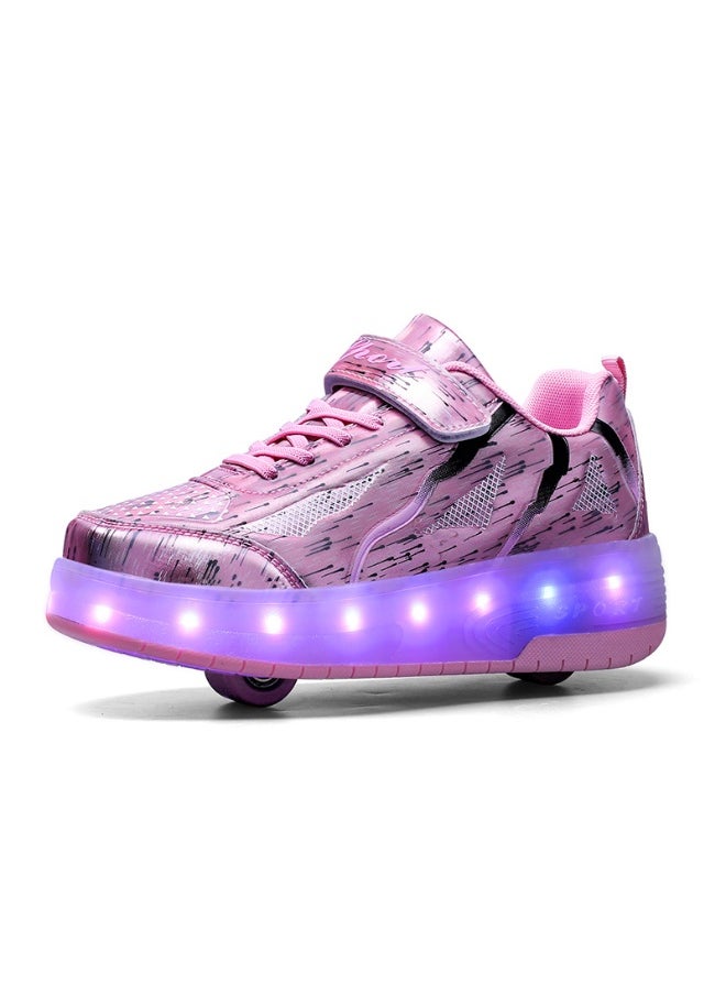 HUSK'SWARE LED Light-Up Rechargeable Shoes for Girls 