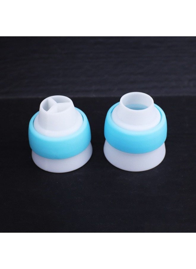 Generic - Russian Decorating Nozzle Converter Plastic Single Hole/three Hole Converting Head Nozzle Converter Baking Tool-Specifications:Single Hole Converter-Color:Random Color - Image 1