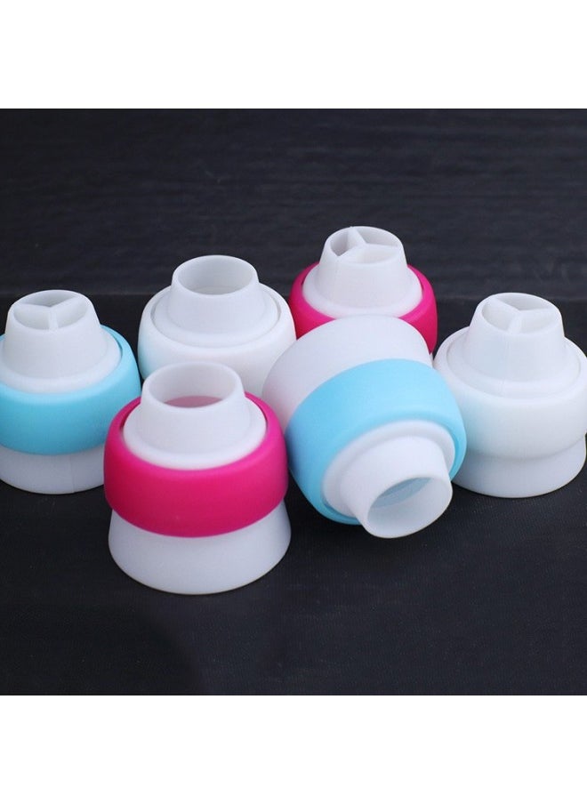 Generic - Russian Decorating Nozzle Converter Plastic Single Hole/three Hole Converting Head Nozzle Converter Baking Tool-Specifications:Single Hole Converter-Color:Random Color - Image 1