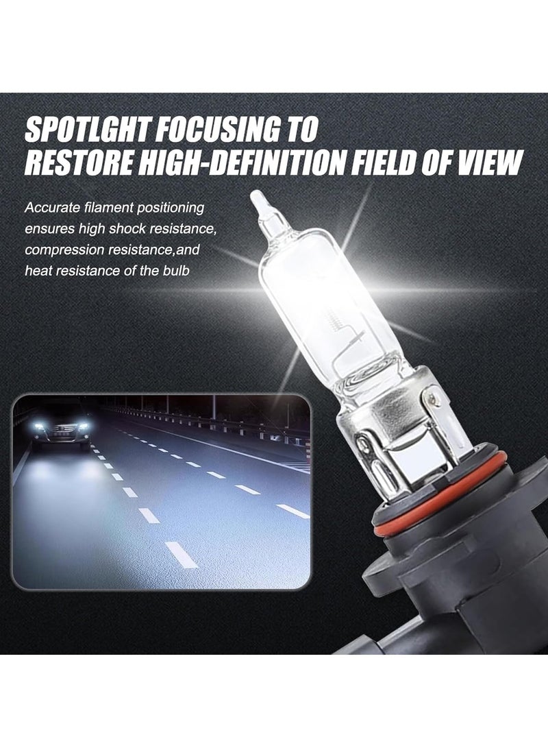 10 قطع من لمبات الهالوجين عالية الأداء من LIGRO مصنوعة من زجاج الكوارتز عالي الجودة لإضاءة ساطعة وواضحة 9005 12 فولت/100 وات 1 قطعة BL10302 - Image 5