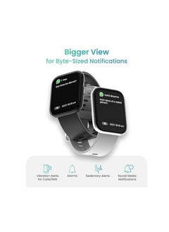 Tagg TAGG Verve MAX Smartwatch || 1.78'' Large Hi-Res Display || 24 Sports Modes, Waterproof || Heart-Rate, Blood Oxygen & BP Monitor || Live Watch Faces, in-App GPS, Calculator and Games || Black  - Image 3