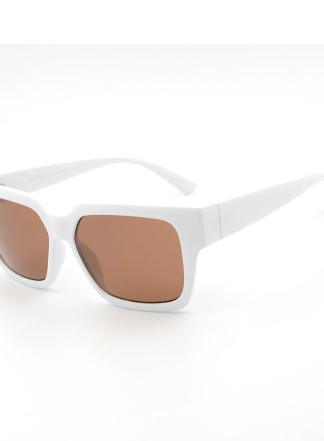 MADEYES نظارات شمسية للرجال حماية من الأشعة فوق البنفسجية EE23P191-3 - بيضاء - Image 2