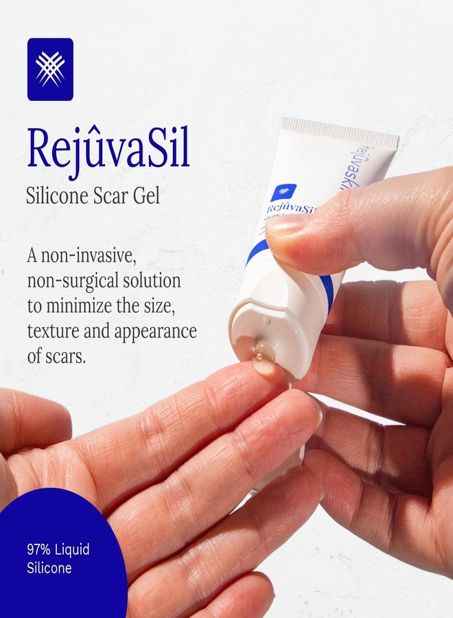 Rejuvaskin RejuvaSil Silicone Scar Gel, Scar Treatment for Surgical Scars, Burns, Keloids, Acne Scars on Face & Body, 15ml - Image 2
