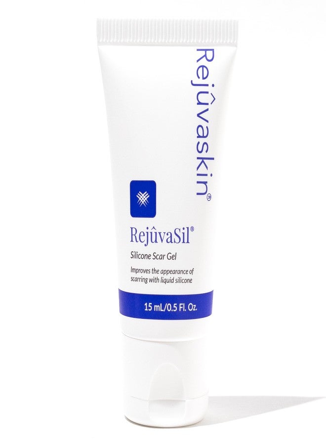 Rejuvaskin RejuvaSil Silicone Scar Gel, Scar Treatment for Surgical Scars, Burns, Keloids, Acne Scars on Face & Body, 15ml - Image 1