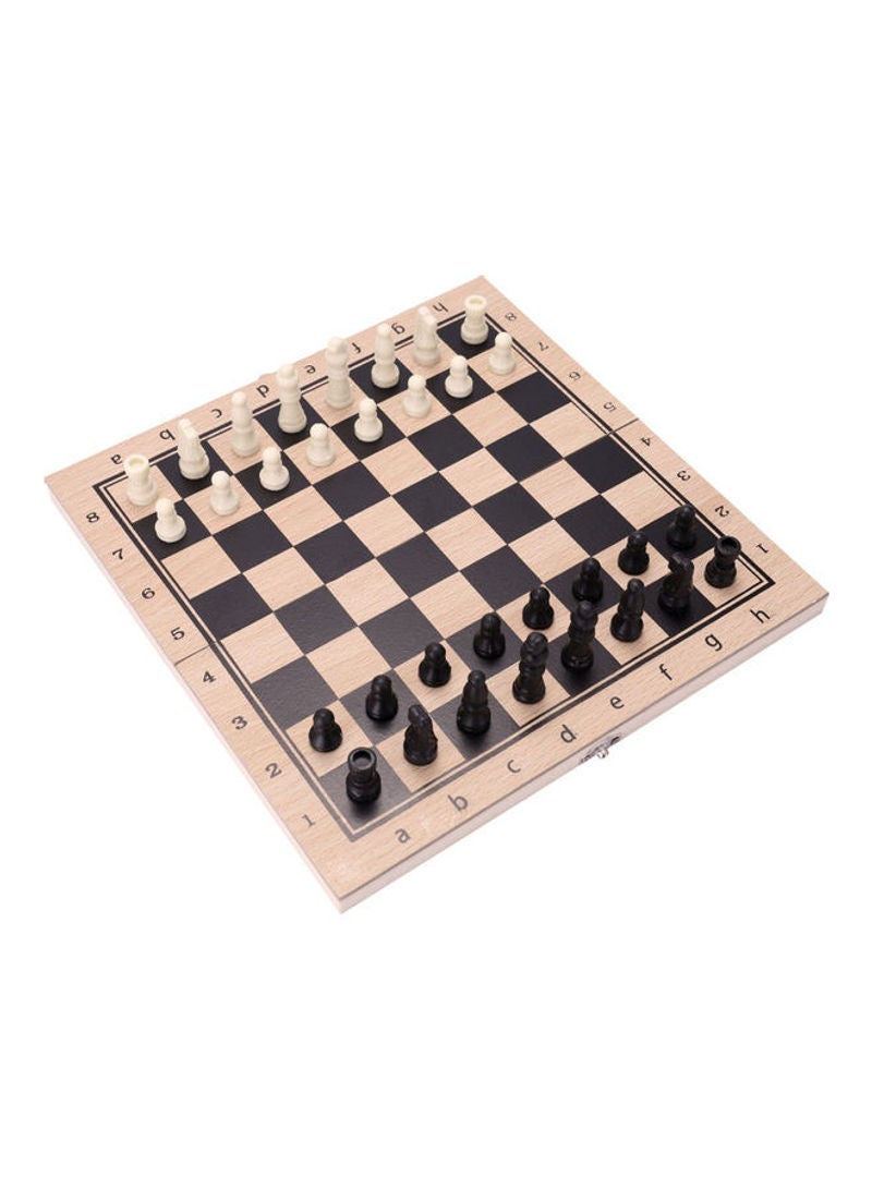 3-In-1 Wooden Chess, Checkers And Backgammon Suit - Image 2