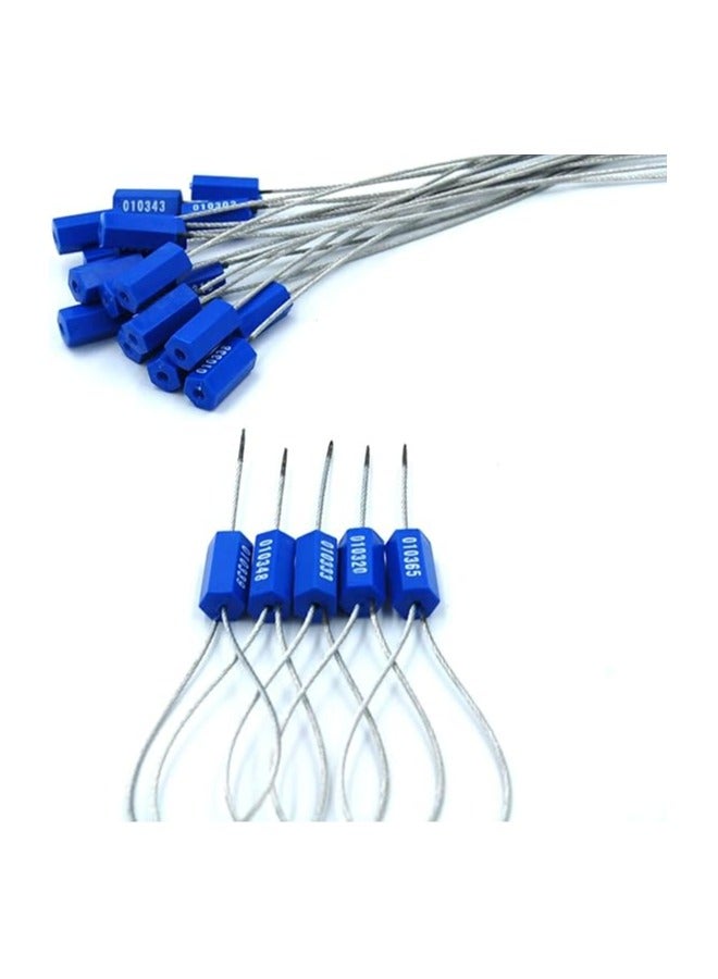 Chiloskit 10-Pack Tamper Proof Numbered Steel Security Cable Plugs (Blue) - Image 4