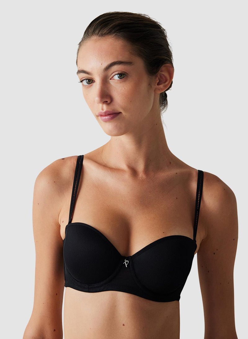 Penti Black Padded Pop Up Sutyen Bra - Image 1