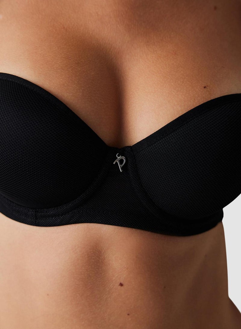 Penti Black Padded Pop Up Sutyen Bra - Image 5