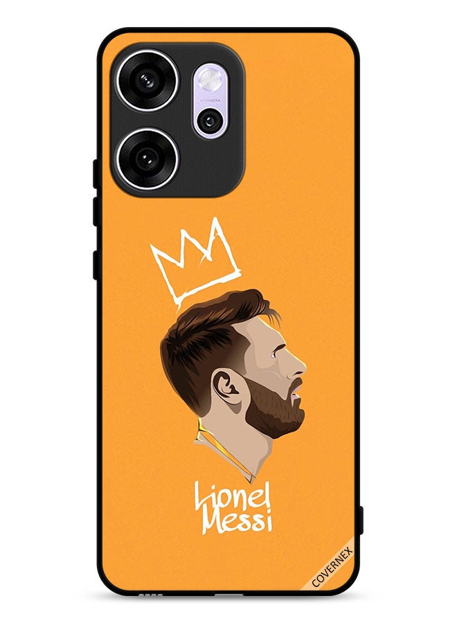 Covernex Oppo Reno14 F Protective Case Cover Leo Messi The King - Image 1