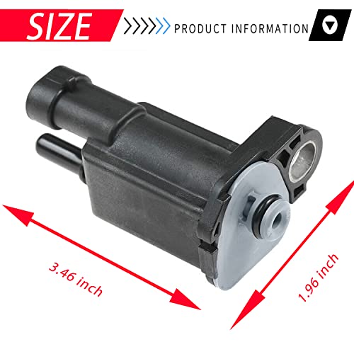 NORNUO 2141473 12592015 Emission Vapor Canister Purge Solenoid Valve Replaces fits 20082014 Express 1500 20082014 Savana 1500 20062008 Grand Prix EVAP Vent Purge Control Valve - Image 5