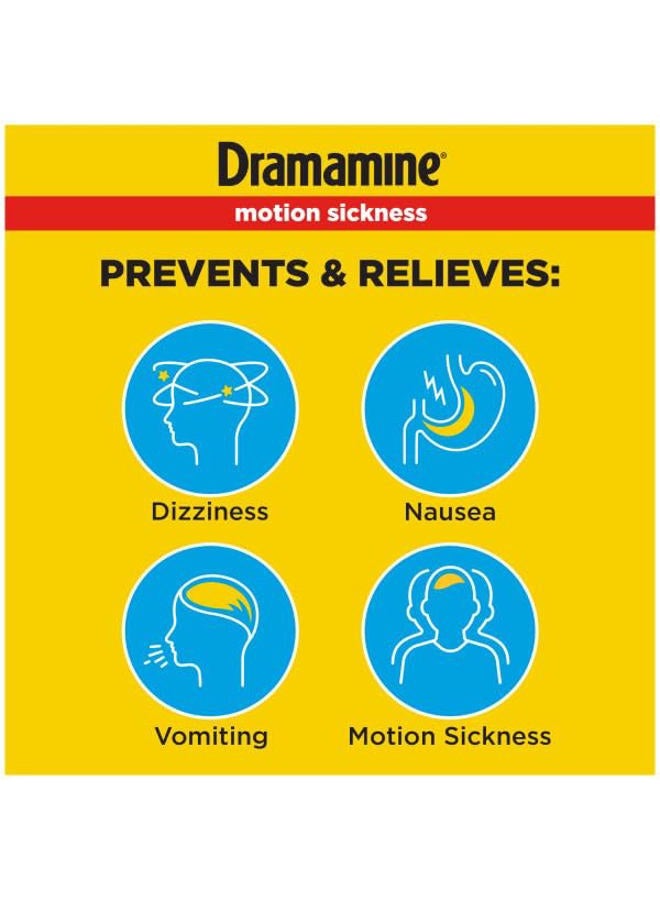 Dramamine Motion Sickness Relief, Original Formula, 36 Count (Pack of 2) - Image 3