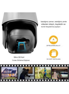 Qasul 4K Full HD Motorized Police Siren Wifi Wireless Waterproof Dual Lens Camera  - Image 3