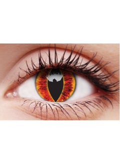 ColourVUE Crazy Lens - SAURONS EYE Cosplay Lenses Yearly Disposable - 2 Lenses  - Image 2