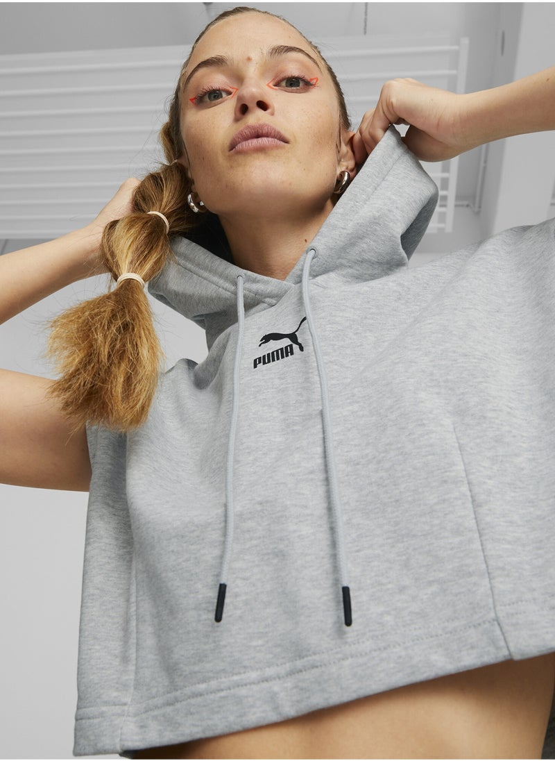 PUMA - Dare To Hooded Cropped Womens Vest - Image 1