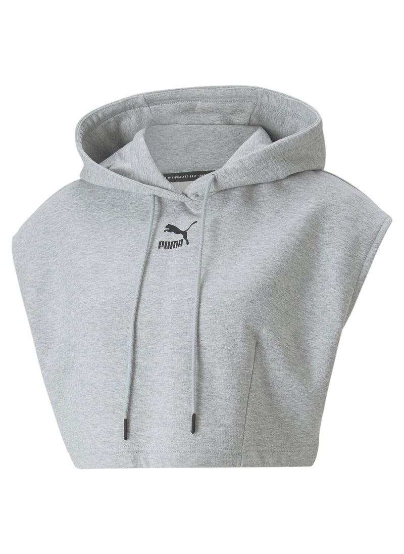 PUMA - Dare To Hooded Cropped Womens Vest - Image 1