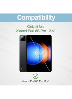 Procases 2 Pack Screen Protector For Xiaomi Pad 6S Pro 12.4 Inch Tempered Glass Film Guard For Xiaomi Pad 6S Pro 12.4 Inch  - Image 2