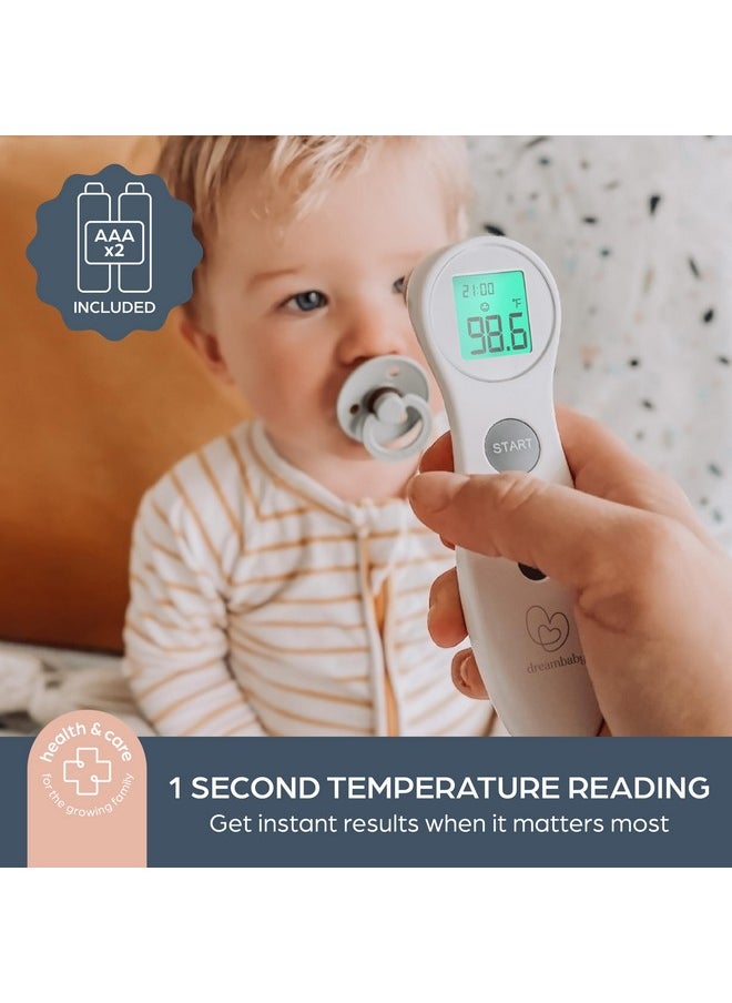 dreambaby Dreambaby Infrared Forehead Thermometer, No Contact, Digital Display, Memory Storage and Fever Alerts, for Adults and Kids, Includes Batteries  - Image 1