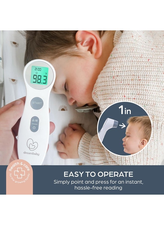 dreambaby Dreambaby Infrared Forehead Thermometer, No Contact, Digital Display, Memory Storage and Fever Alerts, for Adults and Kids, Includes Batteries  - Image 3