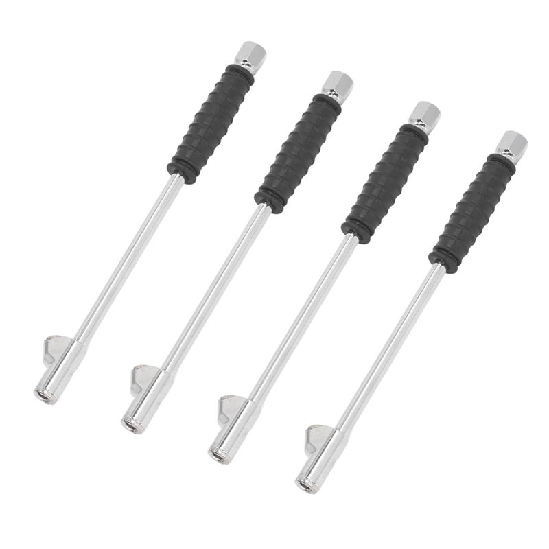 Air Chuck Tire Inflator 4 Pcs Set For Car And Motorcycle 10 6 Inch Valve - Image 2