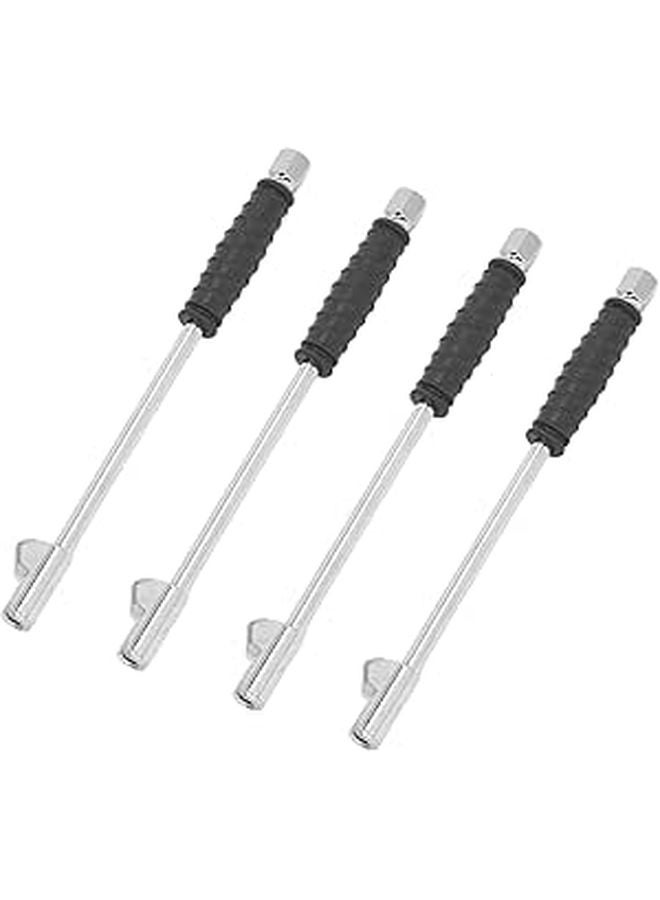 Air Chuck Tire Inflator 4 Pcs Set For Car And Motorcycle 10 6 Inch Valve - Image 1
